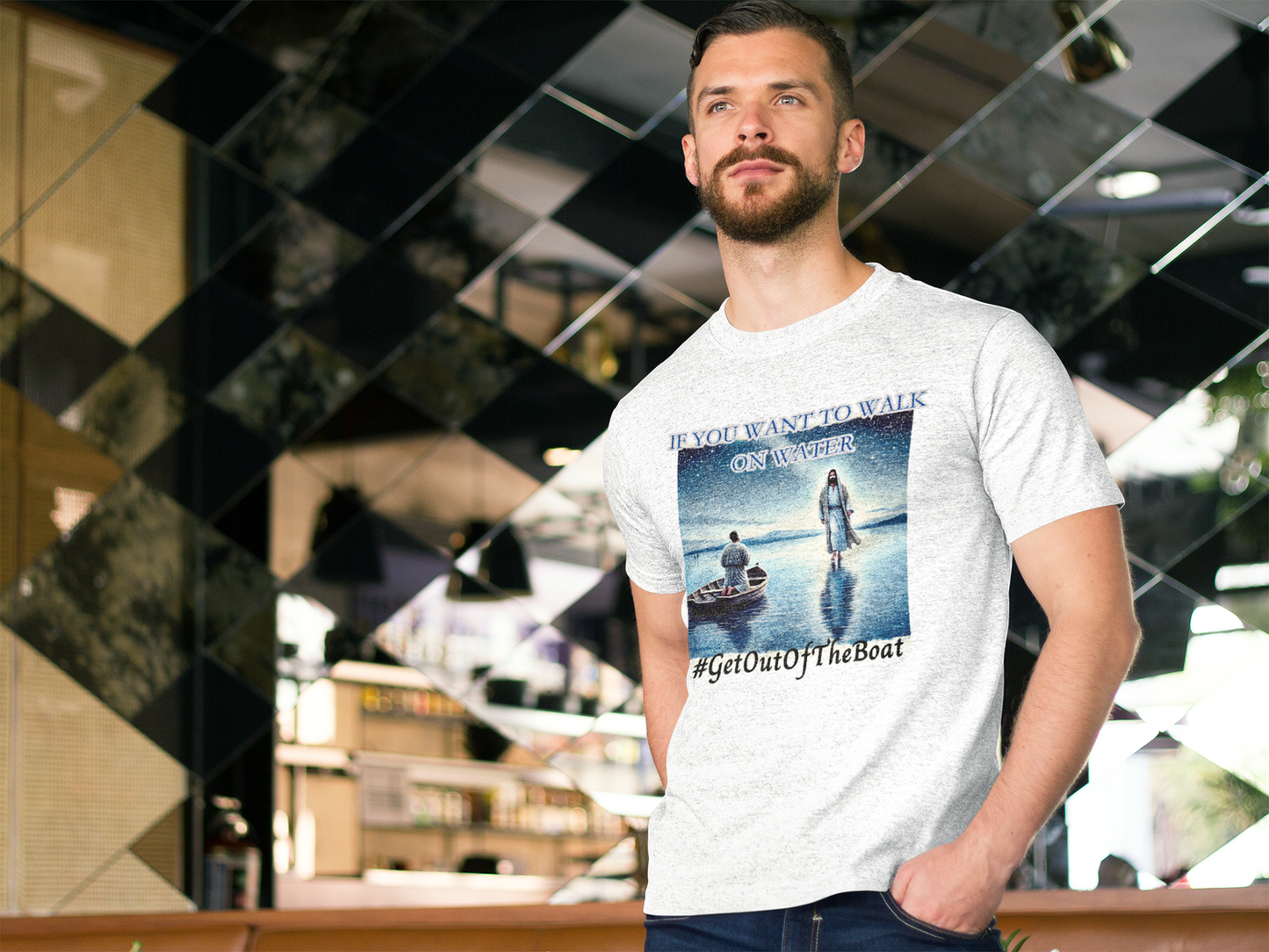 Walk on Water Faith Unisex Classic Tee