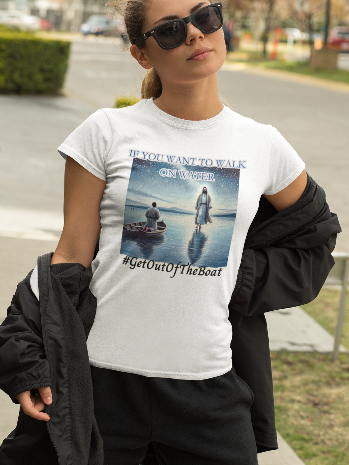 Walk on Water Faith Unisex Classic Tee