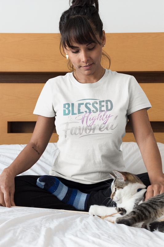 Blessed & Highly Favored Women's Classic Tee - Dominion Legacy Prints