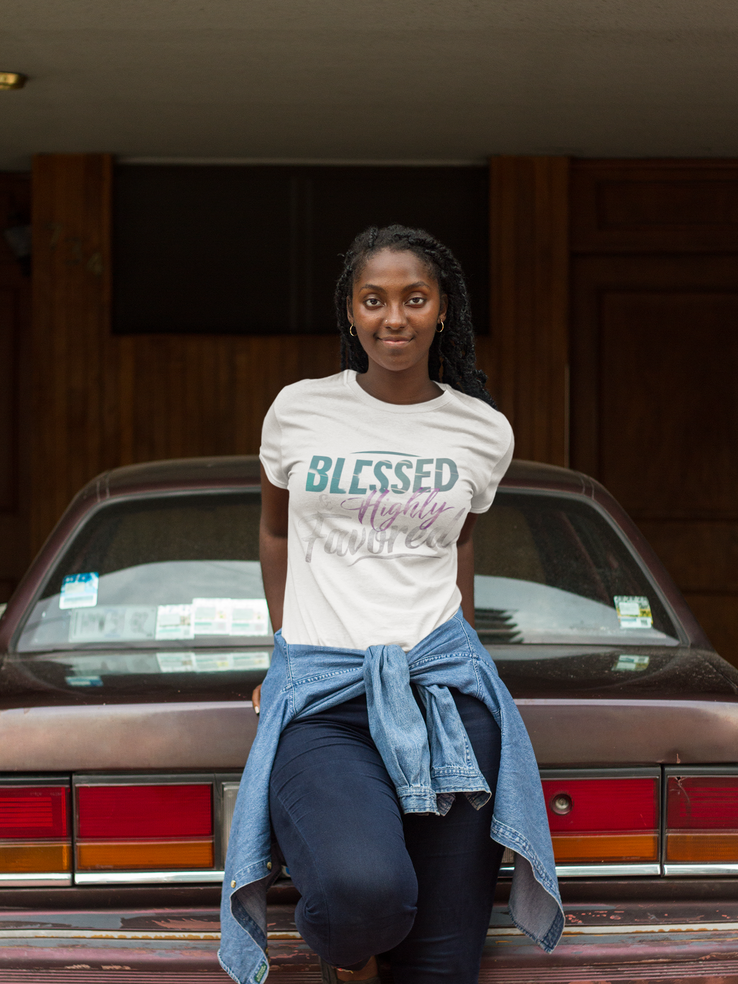 Blessed & Highly Favored Women's Classic Tee - Dominion Legacy Prints