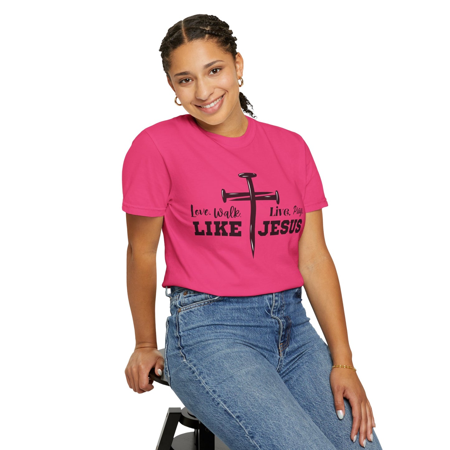 Live Like Jesus Christian T-Shirt - Dominion Legacy Prints