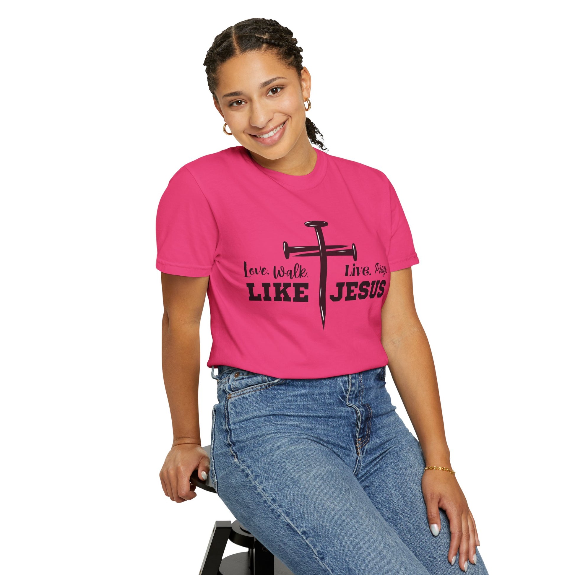 Live Like Jesus Christian T-Shirt - Dominion Legacy Prints